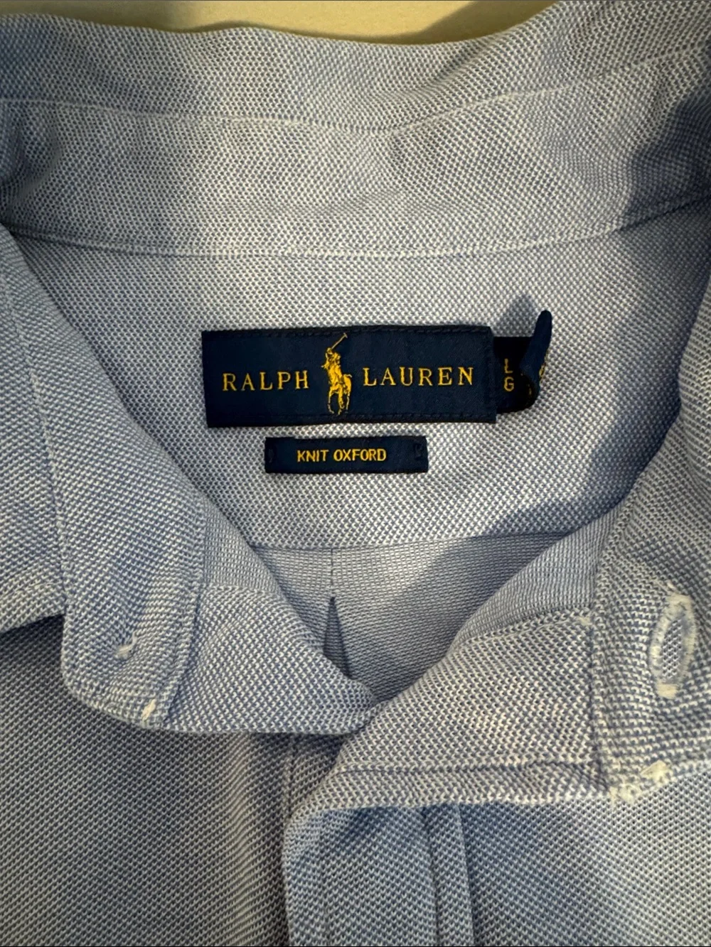 Ralph Lauren Light Blue Short Sleeve Button-Down Polo
